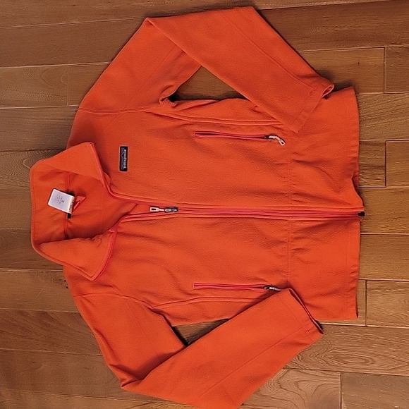 Patagonia Jackets & Blazers - Patagonia Full Zip Fleece Jacket Orange Small